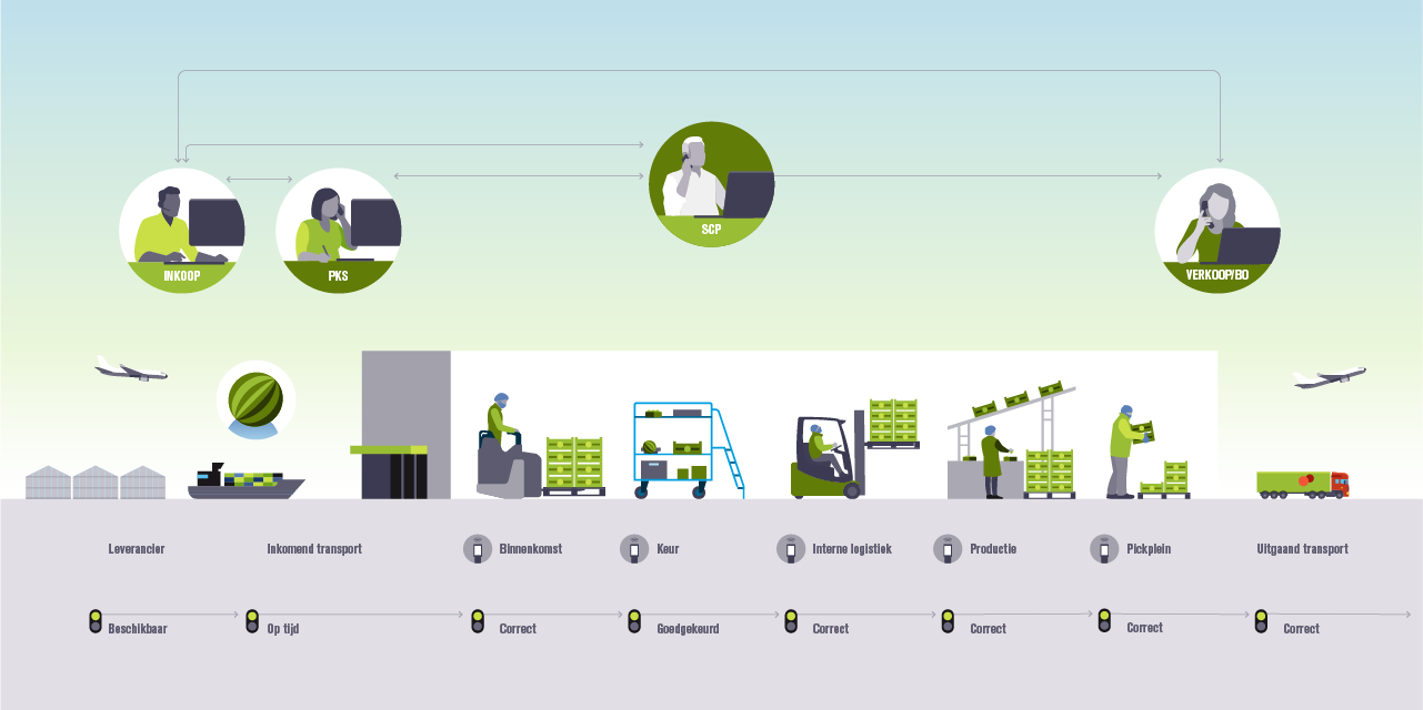 Process visualization infographic